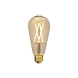 3 Pack E26 ST64 Amber 6W 800LM