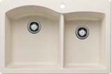 Blanco Diamond 1 3/4 Kitchen Sink — Soft White Finish