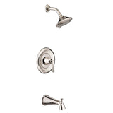 Estate 2.5 gpm/9.5 L/min Tub and Shower Trim Kit With 3-Function Showerhead, Double Ceramic Pressure Balance Cartridge With Lever Handle
