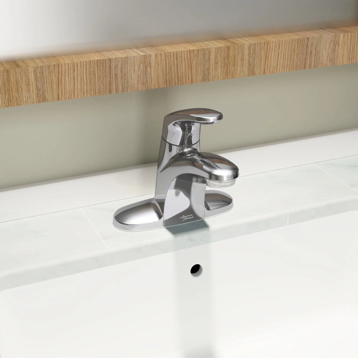 Colony® PRO 4-Inch Centerset Single-Handle Bathroom Faucet 0.5 gpm/1.9 L/min Less Drain With Lever Handle