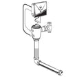 Ultima Selectronic Concealed Toilet Flush Valve, Base Model, Piston-Type, 1.28 gpf/4.8 Lpf