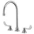 Monterrey® 8-Inch Widespread 8-inch Reach Gooseneck Faucet With Wrist Blade Handles 1.5 gpm/5.7 Lpm