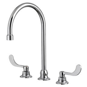 Monterrey® 8-Inch Widespread 8-inch Reach Gooseneck Faucet With Wrist Blade Handles 1.5 gpm/5.7 Lpm