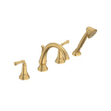 Delancey® Bathtub Faucet With  Lever Handles and Personal Shower for Flash® Rough-In Valve