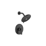 Aspirations 1.8 gpm/6.8L/min Shower Trim Kit With Water-Saving Showerhead and Double Ceramic Pressure Balance Cartridge With Lever Handle