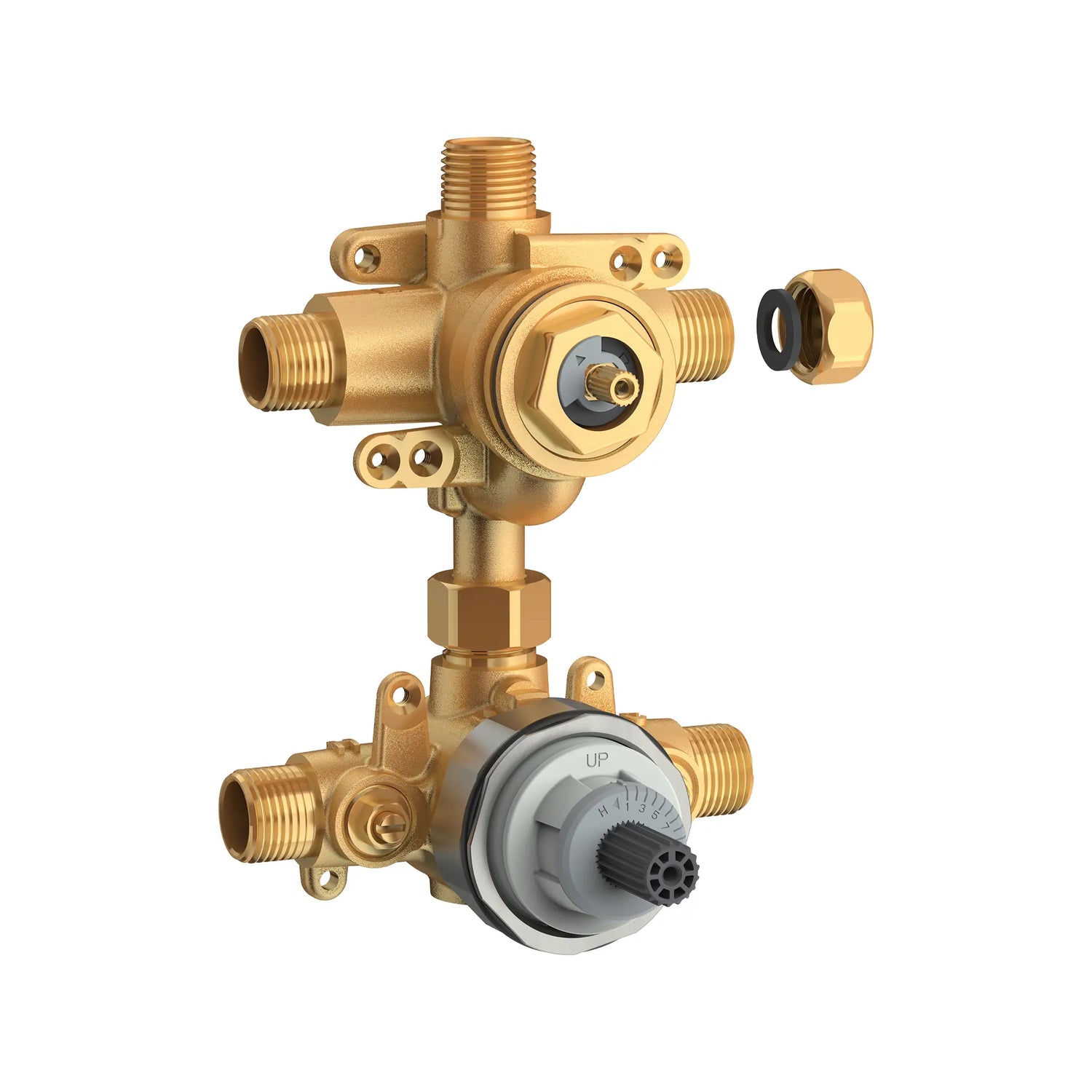 Flash® Pressure Balance Valve Rough-In with Integrated Diverter 