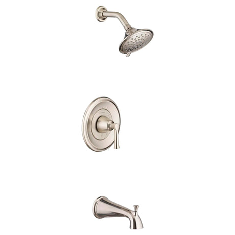 Estate 2.5 gpm/9.5 L/min Tub and Shower Trim Kit With 3-Function Showerhead, Double Ceramic Pressure Balance Cartridge With Lever Handle