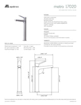 Tall single-hole lavatory faucet