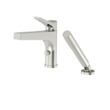 2-piece deckmount tub filler with handshower