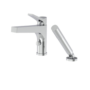 Aquabrass 2-Piece Deck Mount Tub Filler Hand Shower 17074 - image 2