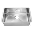 Pekoe® 35 x 18-Inch Stainless Steel Undermount Single-Bowl Kitchen Sink