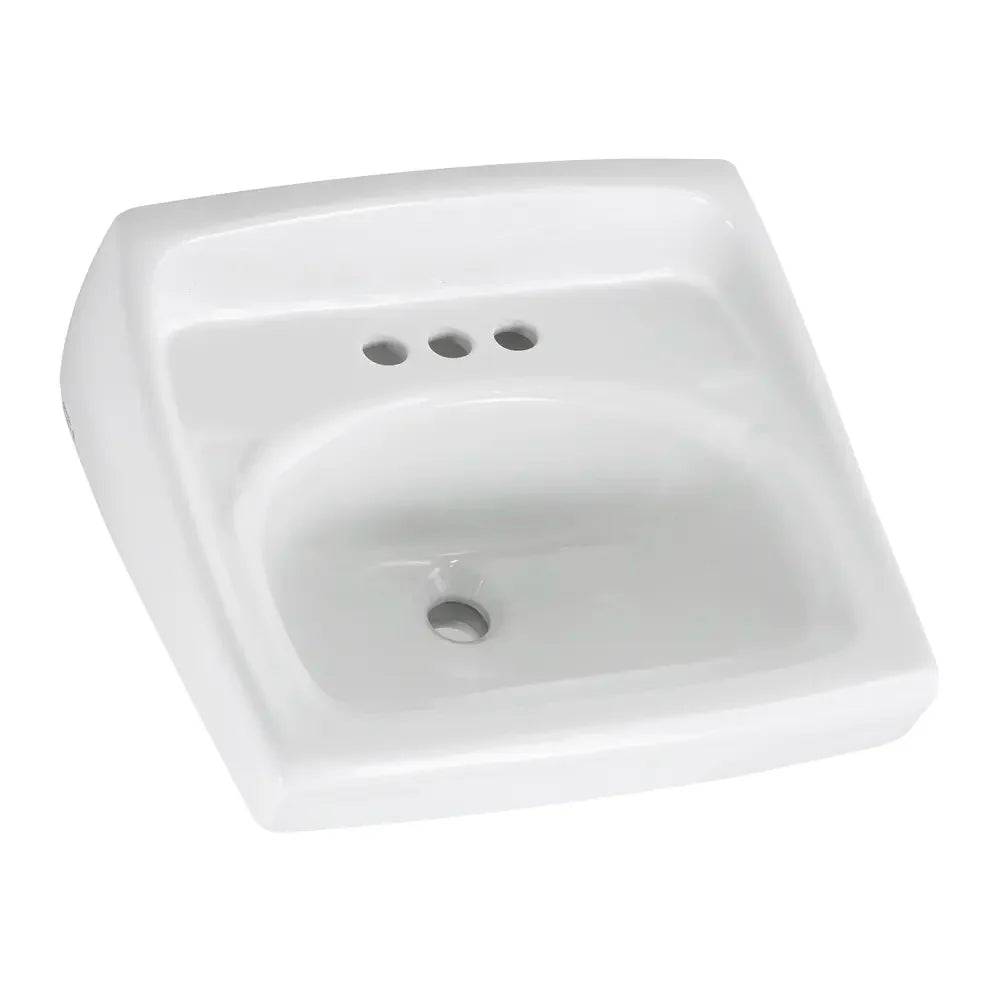 Lucerne® Wall-Hung Sink Less Overflow With 4-Inch Centerset