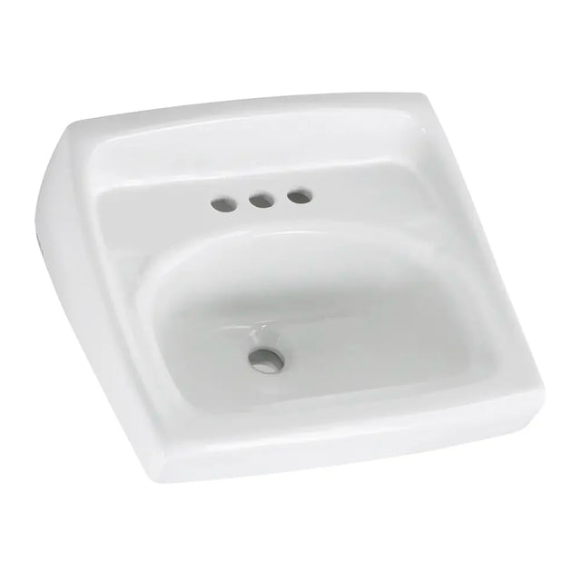 Lucerne® Wall-Hung Sink Less Overflow With 4-Inch Centerset