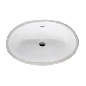 Ovalyn Small Under Counter Sink With Glazed Underside
