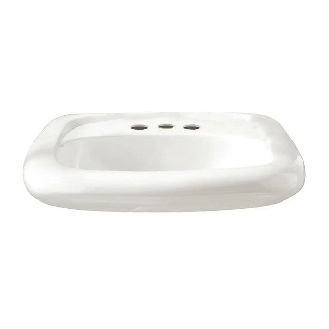 Murro® Wall-Hung EverClean® Sink Less Overflow With 4-Inch Centerset