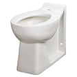 Huron® Floor-Mount, Back Outlet EverClean® Bowl With Integral Seat, Back Spud