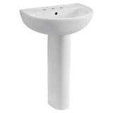22-Inch Evolution 8-Inch Widespread Pedestal Sink Top and Leg Combination