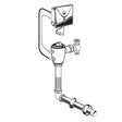 Ultima Selectronic Concealed Toilet Flush Valve, Base Model, Piston-Type, 1.6 gpf/6.0 Lpf