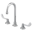 Monterrey® 8-Inch Widespread Gooseneck Faucet With Wrist Blade Handles 1.5 gpm/5.7 Lpm With Flexible Underbody