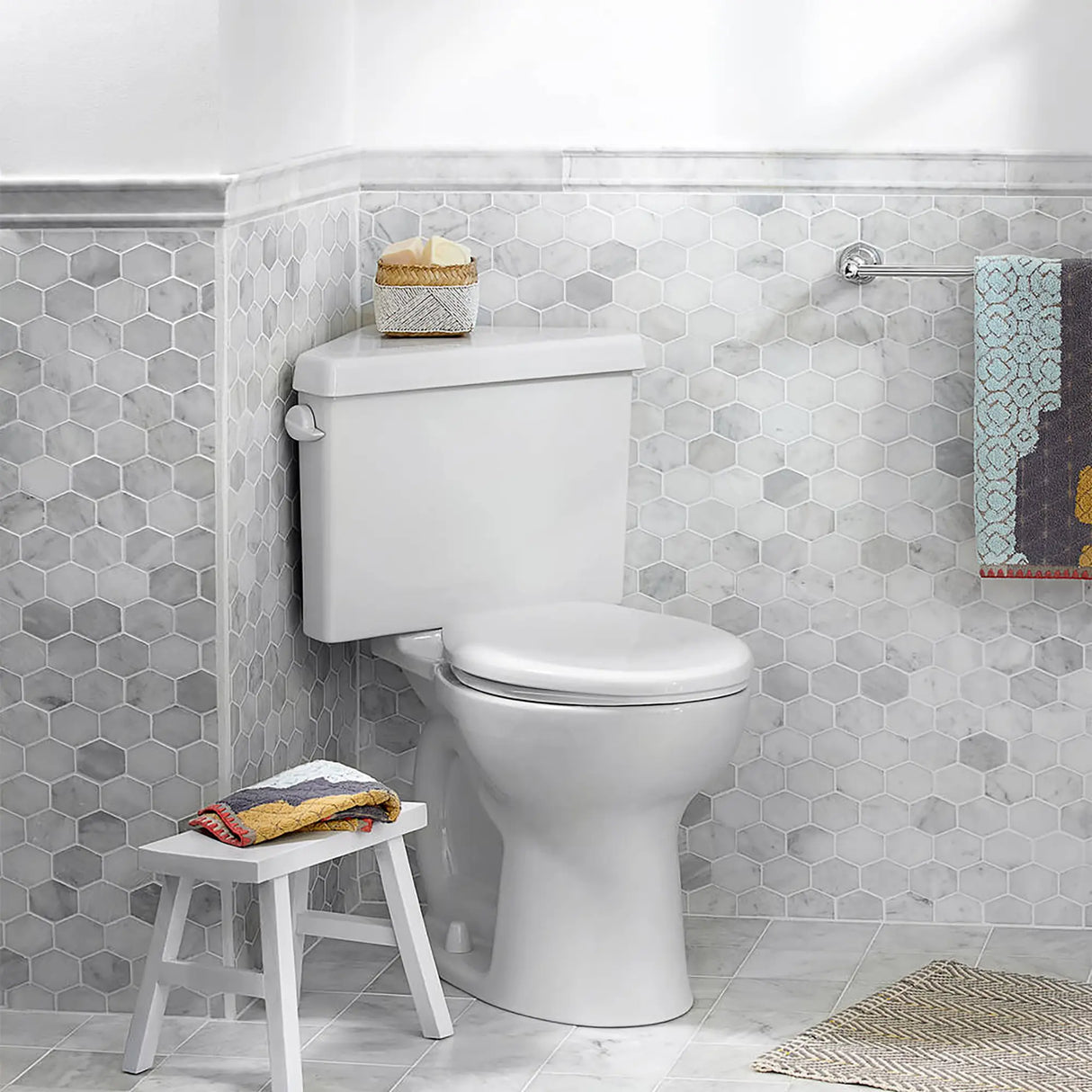 Triangle Cadet® PRO Two-Piece 1.28 gpf/4.8 Lpf Chair Height Elongated Toilet