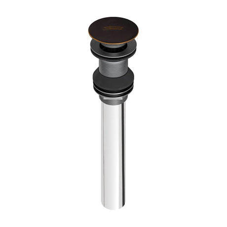 Push Pop-up Drain Without Overflow