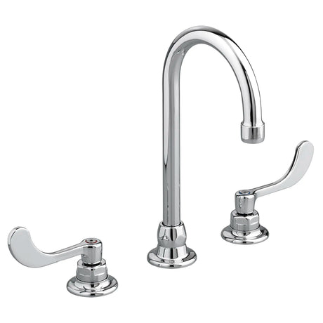 Monterrey® 8-Inch Widespread Gooseneck Faucet With 6-inch Wrist Blade Handles 1.5 gpm/5.7 Lpm