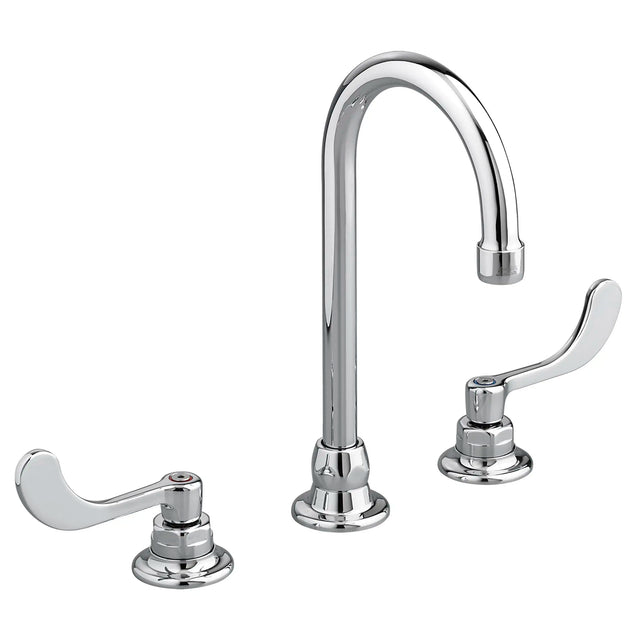 Monterrey® 8-Inch Widespread Gooseneck Faucet With 6-inch Wrist Blade Handles 1.5 gpm/5.7 Lpm