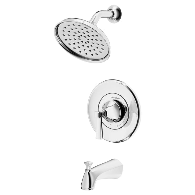 Glenmere 1.8 gpm/6.8 L/min Tub and Shower Trim Kit With Water-Saving Showerhead, Double Ceramic Pressure Balance Cartridge With Lever Handle