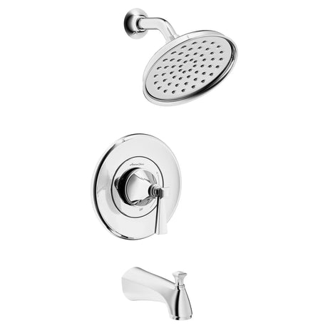 Glenmere 1.8 gpm/6.8 L/min Tub and Shower Trim Kit With Water-Saving Showerhead, Double Ceramic Pressure Balance Cartridge With Lever Handle