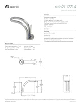 STRING-Single lavatory faucet