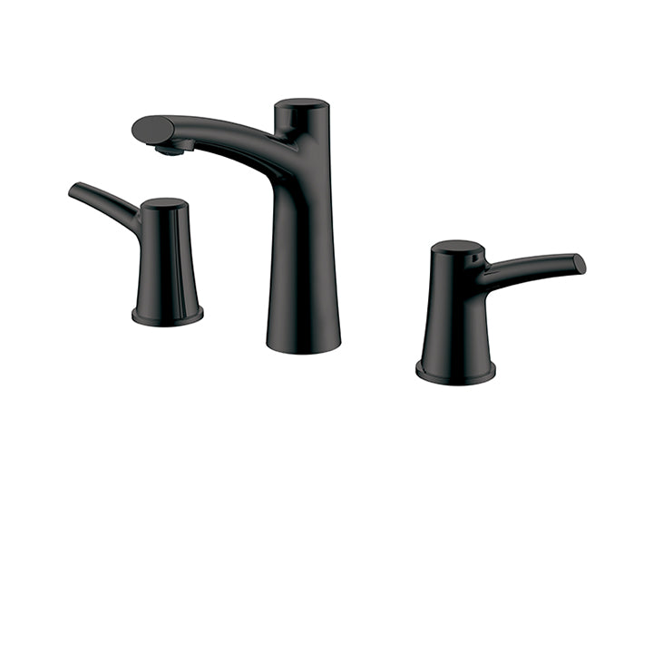Widespread lavatory faucet