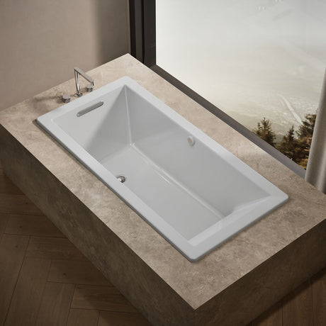 Underscore® 66" x 32" drop-in Heated BubbleMassage™ air bath