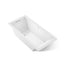 Underscore® 66" x 32" drop-in Heated BubbleMassage™ air bath with Bask® heated surface
