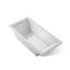 Underscore® 66" x 32" drop-in Heated BubbleMassage™ air bath with Bask® heated surface