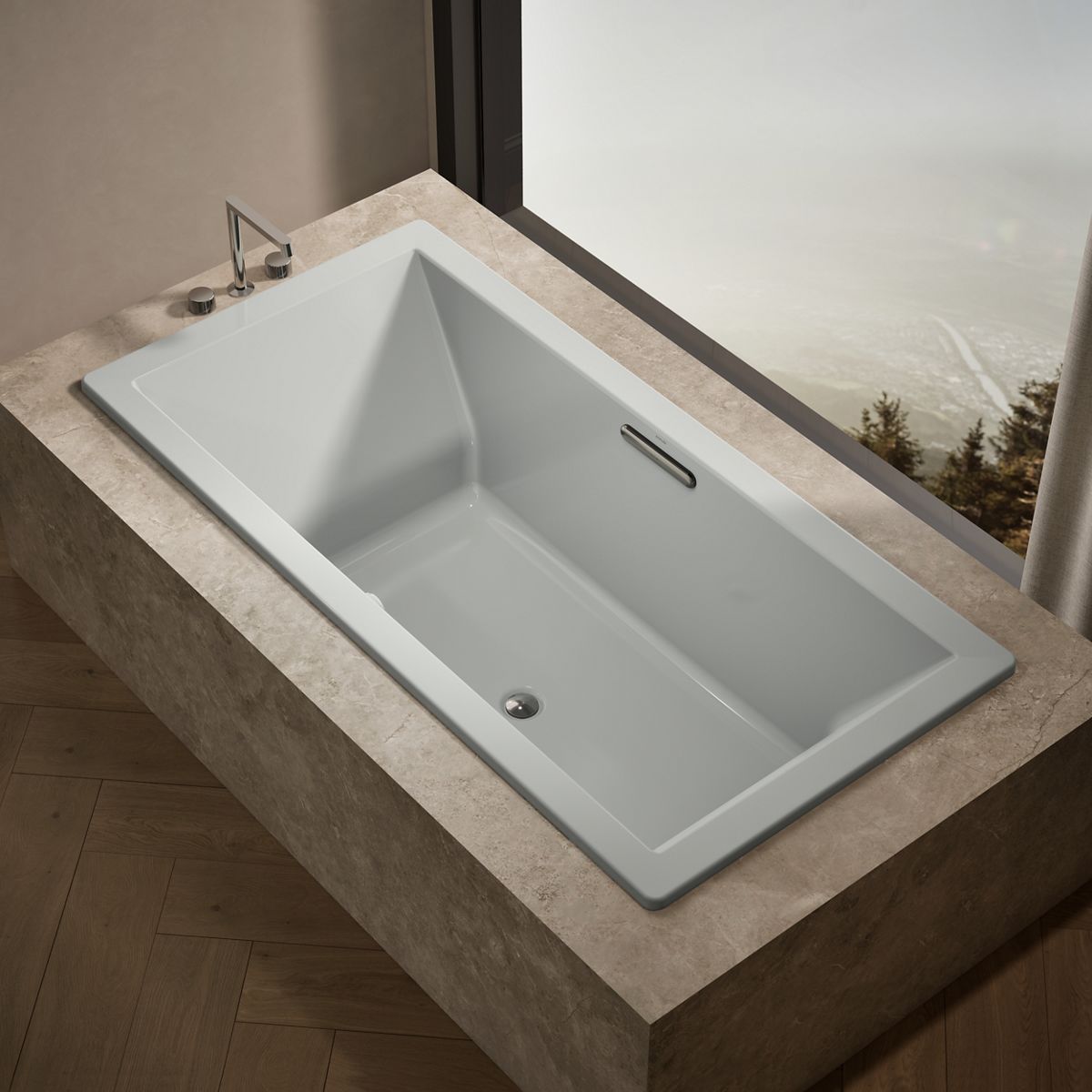 Underscore® 72" x 36" drop-in bath with Bask® heated surface