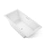 Underscore® 72" x 36" drop-in Heated BubbleMassage™ air bath with Bask® heated surface