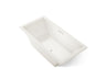 Underscore® 72" x 36" drop-in Heated BubbleMassage™ air bath with Bask® heated surface