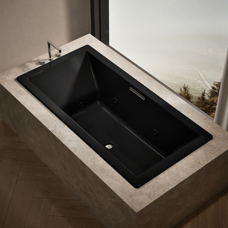 Underscore® 72" x 36" drop-in heated whirlpool bath