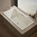 Underscore® 72" x 36" drop-in heated whirlpool bath
