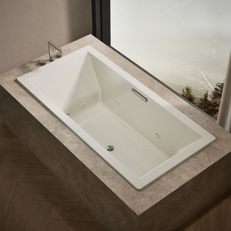 Underscore® 72" x 36" drop-in heated whirlpool bath