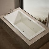 Underscore® 72" x 36" drop-in Heated BubbleMassage™ air bath with whirlpool