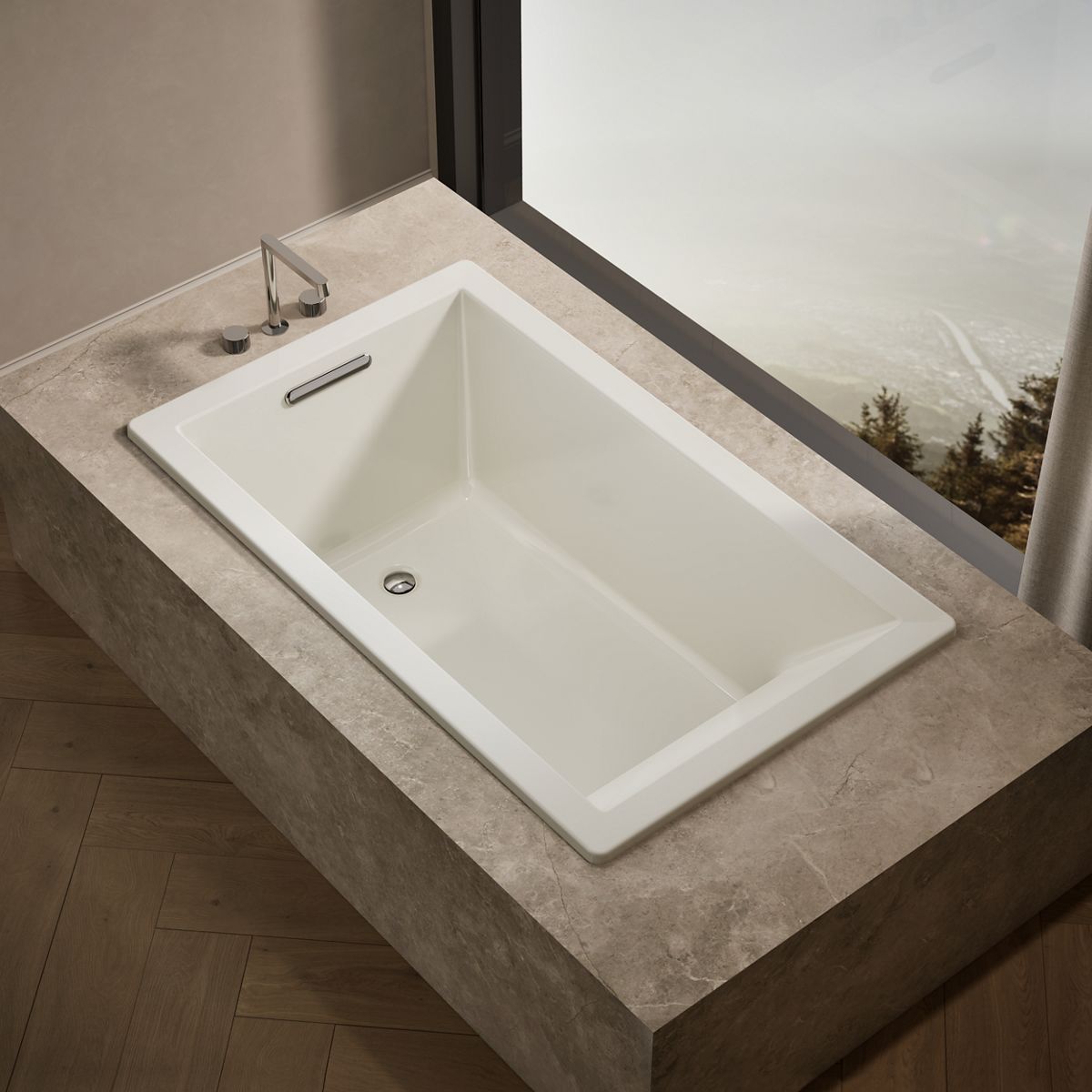 Underscore® 60" x 36" drop-in bath