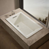Underscore® 60" x 36" drop-in bath