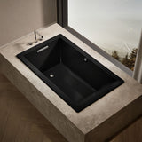 Underscore® 60" x 36" drop-in bath with Bask® heated surface