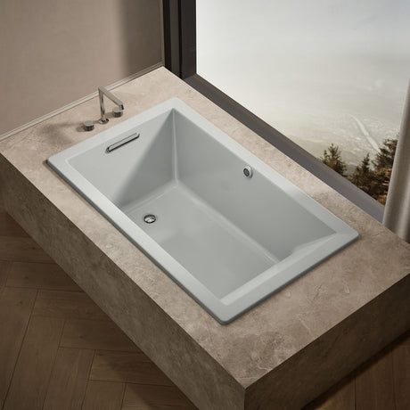 Underscore® 60" x 36" drop-in bath with Bask® heated surface