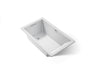 Underscore® 60" x 36" drop-in bath with Bask® heated surface
