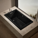 Underscore® 60" x 36" drop-in Heated BubbleMassage™ air bath with whirlpool