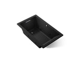 Underscore® 60" x 36" drop-in Heated BubbleMassage™ air bath with whirlpool