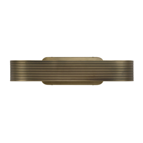 Renwil Priya ribbed picture light straight-on view, 18 inches wide