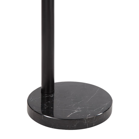 Close-up of the Folia floor lamp round base and pole